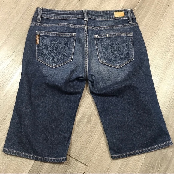 Paige Laurel Denim Bermuda Shorts size 28 - Picture 6 of 6